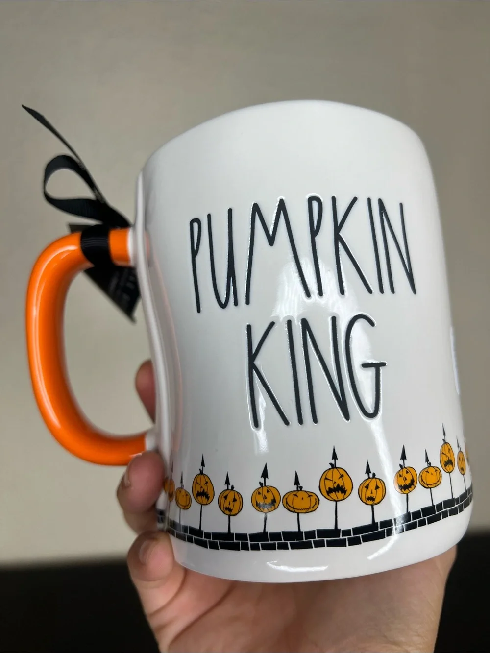NEW Rae Dunn x Nightmare Before Christmas Jack Skellington ‘Pumpkin King’ Mug